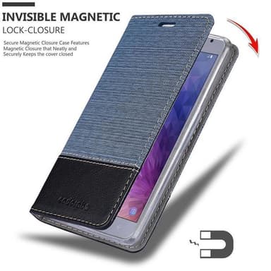 Samsung Galaxy J4 2018 lommebokdeksel etui (blå)
