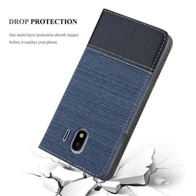 Samsung Galaxy J4 2018 lommebokdeksel etui (blå)