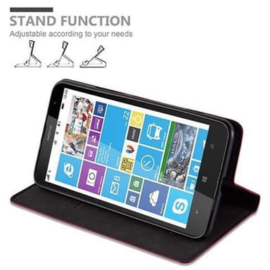 Nokia Lumia 1320 lommebokdeksel case (rød)