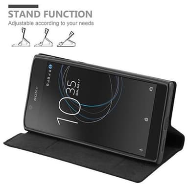 Sony Xperia L1 lommebokdeksel case (svart)