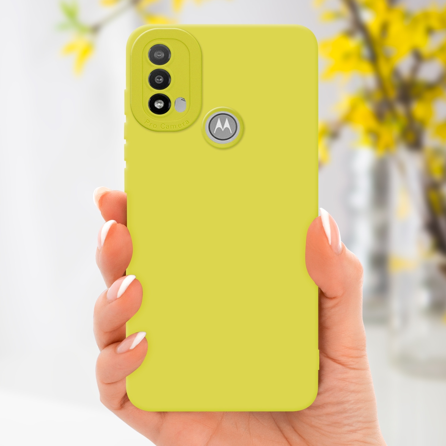 Motorola MOTO E20 Deksel case (gul)