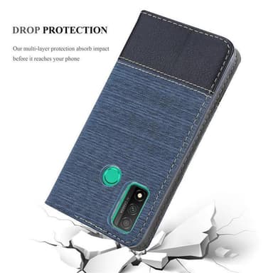 Huawei P SMART 2020 lommebokdeksel etui (blå)