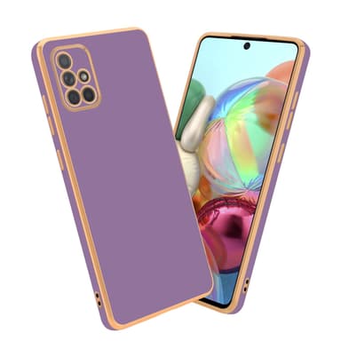 Samsung Galaxy A71 4G silikondeksel case (lilla)