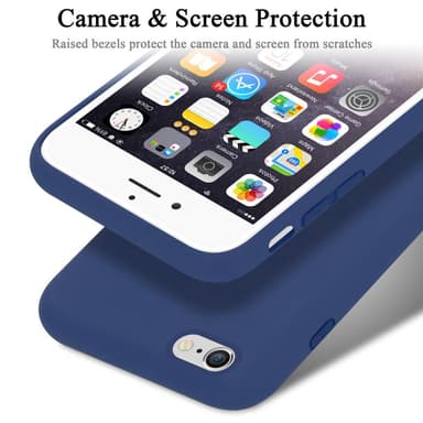 iPhone 6 PLUS / 6S PLUS silikondeksel case (blå)