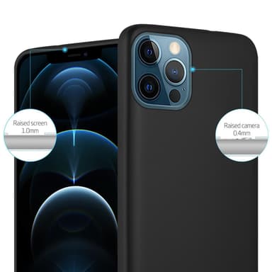 Deksel iPhone 12 PRO MAX Case Cover (svart)