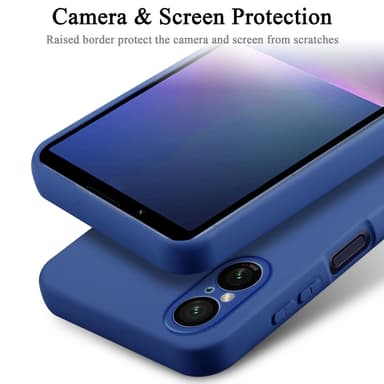 Sony Xperia 5 V silikondeksel case (blå)