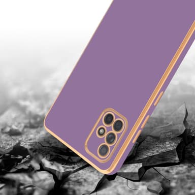 Samsung Galaxy A71 4G silikondeksel case (lilla)