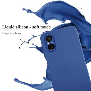 Sony Xperia 5 V silikondeksel case (blå)
