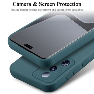 Xiaomi 13 Lite silikondeksel case (Grønn)