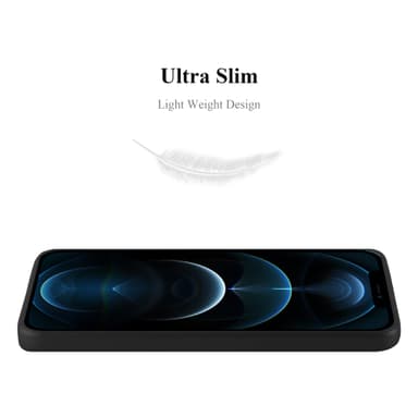 Deksel iPhone 12 PRO MAX Case Cover (svart)