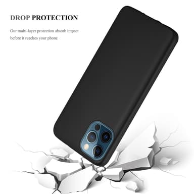 Deksel iPhone 12 PRO MAX Case Cover (svart)