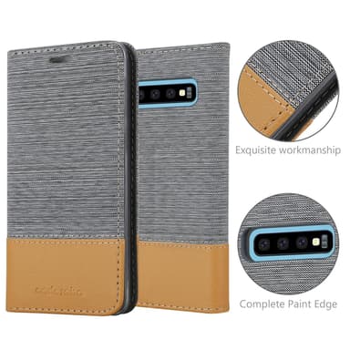 Samsung Galaxy S10 5G lommebokdeksel etui (grå)