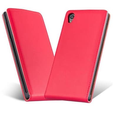 Sony Xperia Z5 Deksel Flip Case (rød)