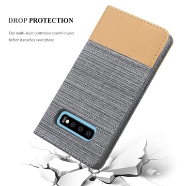Samsung Galaxy S10 5G lommebokdeksel etui (grå)