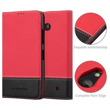 Nokia Lumia 640 Deksel Case Cover (rød)