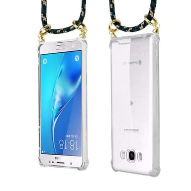 Samsung Galaxy J7 2016 Deksel med Halskjede (brun)