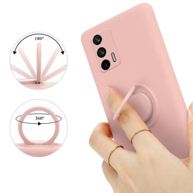Deksel Realme GT / GT Neo 2T / Q3 PRO Ring Case (rosa)