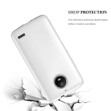 Deksel Motorola MOTO E4 Case Cover (sølv)