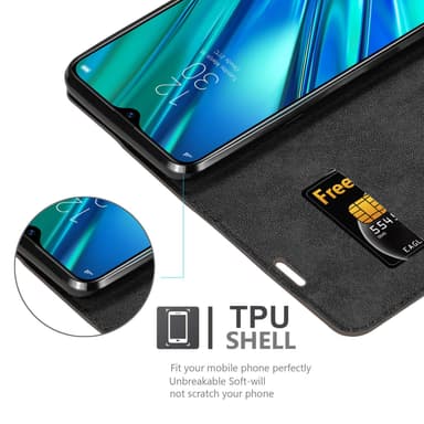 Realme 5 PRO / Realme Q lommebokdeksel case (brun)