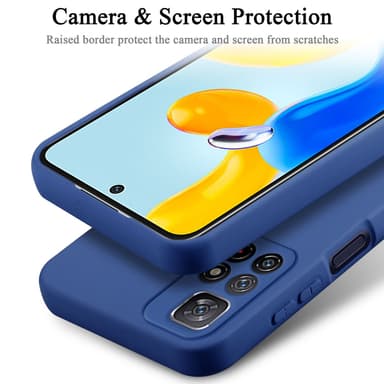 Redmi Note 11s 5G silikondeksel case (Blå)