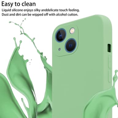 Deksel iPhone 13 MINI med Halskjede (grønn)