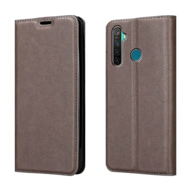 Realme 5 PRO / Realme Q lommebokdeksel case (brun)