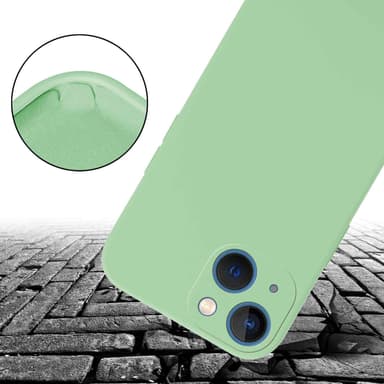 Deksel iPhone 13 MINI med Halskjede (grønn)