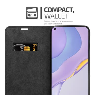 Huawei NOVA 7 5G lommebokdeksel case (svart)