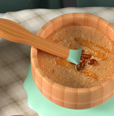 Bambusskålsett for babyer Bambusskål (grønn)