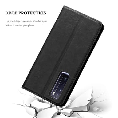 Huawei NOVA 7 5G lommebokdeksel case (svart)