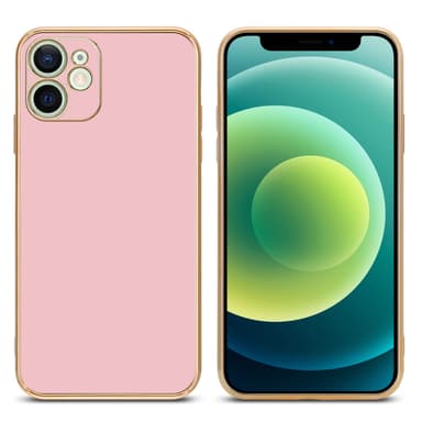 iPhone 12 silikondeksel case (rosa)