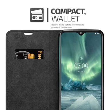 Nokia 7.2 lommebokdeksel case (rød)