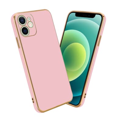 iPhone 12 silikondeksel case (rosa)