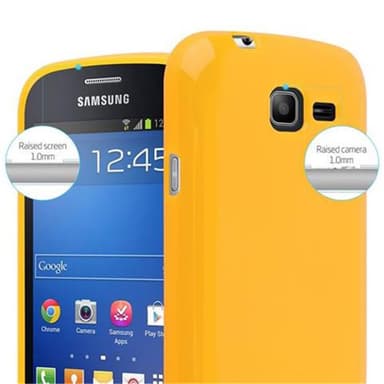 Samsung Galaxy TREND LITE Deksel Case Cover (gul)