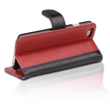 iPhone 6 / 6S lommebokdeksel cover (rød)