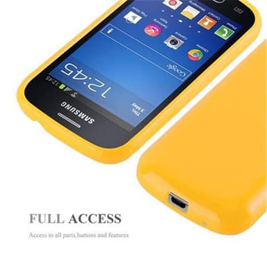 Samsung Galaxy TREND LITE Deksel Case Cover (gul)