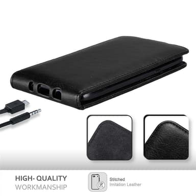 Samsung Galaxy J5 2015 deksel flip cover (svart)
