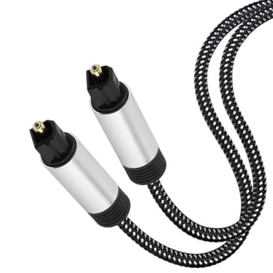Digital Audiokabel 2m Toslink-kabel lydkabel