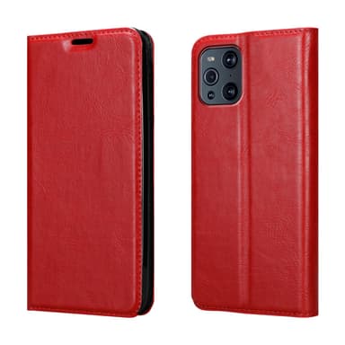 Oppo FIND X3 PRO lommebokdeksel case (rød)