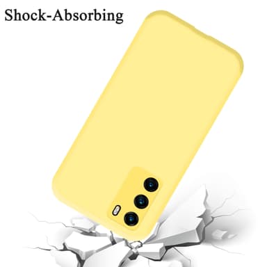 Huawei P40 silikondeksel case (gul)