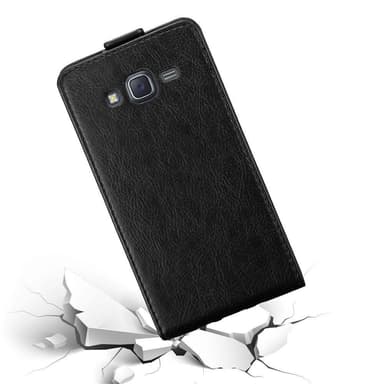 Samsung Galaxy J5 2015 deksel flip cover (svart)