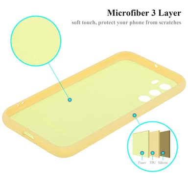 Huawei P40 silikondeksel case (gul)