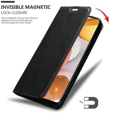 Samsung Galaxy A42 4G lommebokdeksel case (svart)