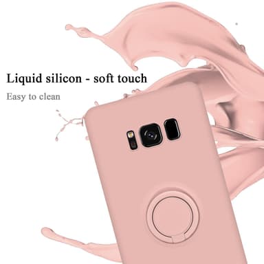 Deksel Samsung Galaxy S8 PLUS Ring Case (rosa)