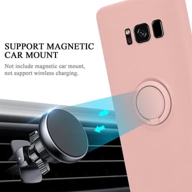 Deksel Samsung Galaxy S8 PLUS Ring Case (rosa)