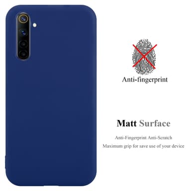 Deksel Realme 6 4G / 6s Silikon cover (blå)
