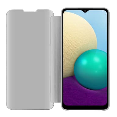 Samsung Galaxy A02 / M02 lommebokdeksel etui (sølv)