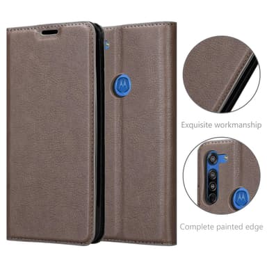 Motorola MOTO G8 lommebokdeksel case (brun)