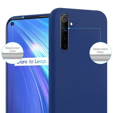 Deksel Realme 6 4G / 6s Silikon cover (blå)