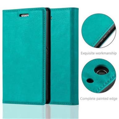 Sony Xperia Z3 COMPACT lommebokdeksel case (turkis)